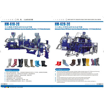 Bottes en caoutchouc rotatives faisant la machine